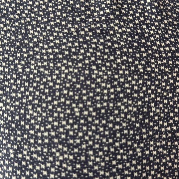 Goodthreads button up shirt size 18 blue white flowy ruffles preppy polka dot - Picture 6 of 13